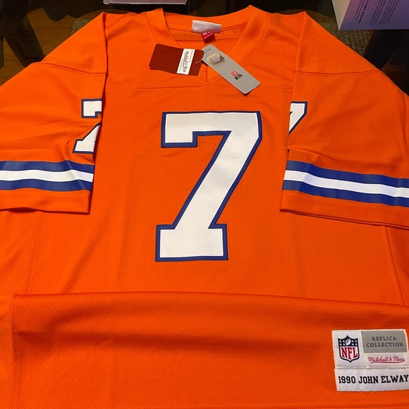 Mitchell & Ness Other - BRAND NEW Mitchell & Ness John Elway 1990 Denver Broncos Jersey Mens Large